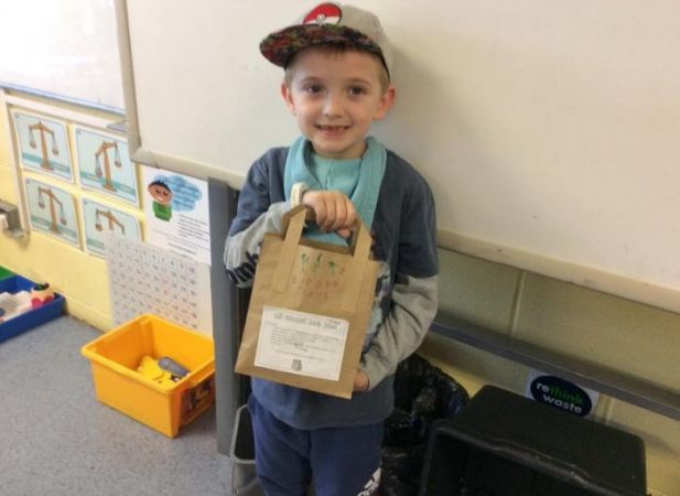 Me bags in Primary Three