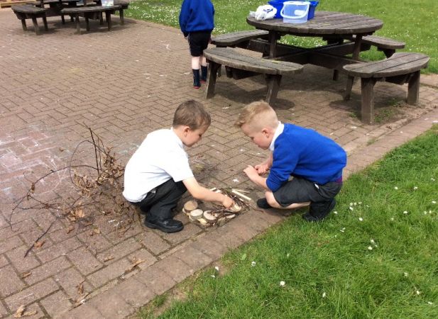Building homes outside in P2